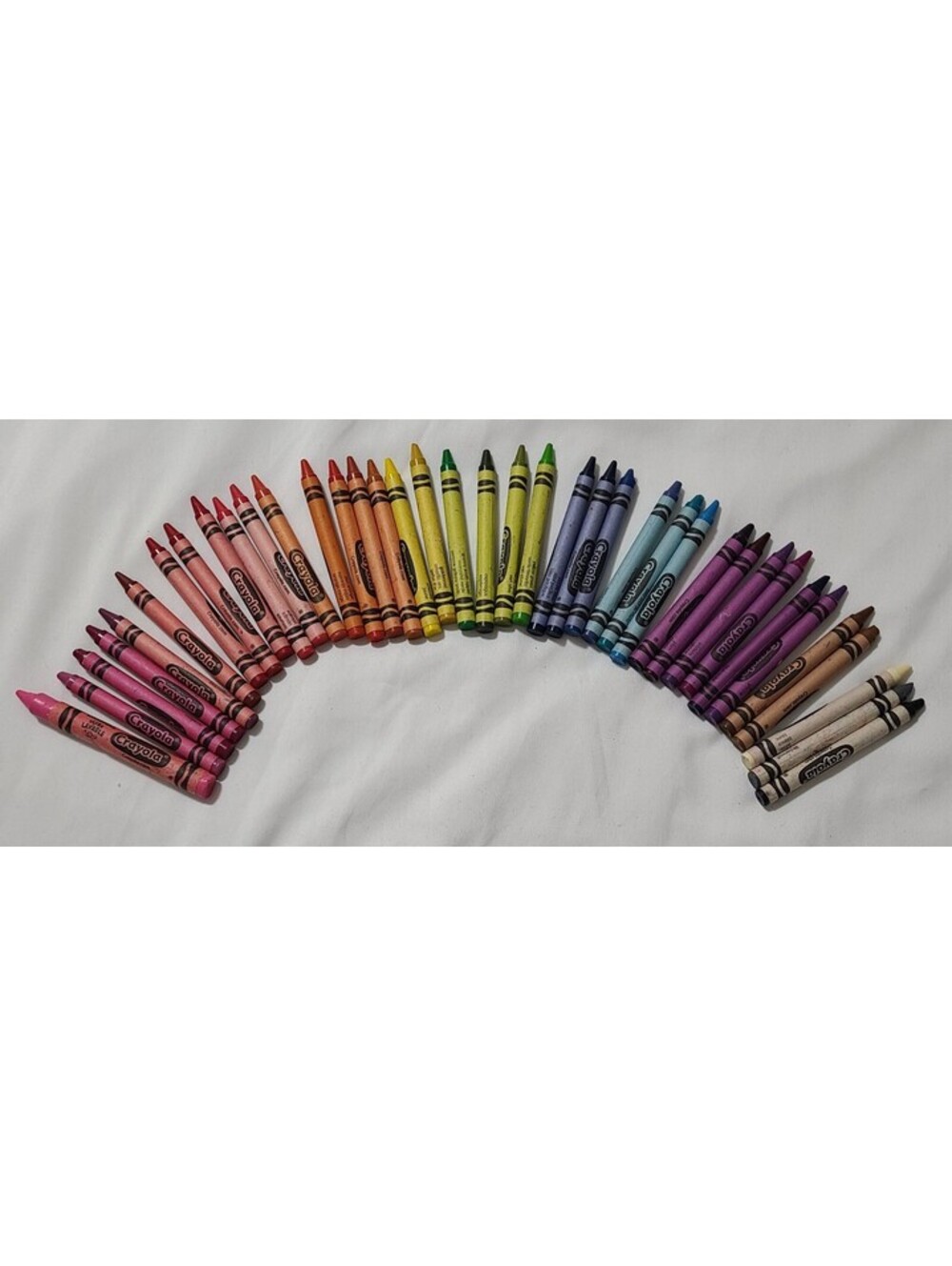 Vtg 39 Crayola Retired Colors Crayon Lot 90-00s Periwinkle Pacific Blue Wisteria